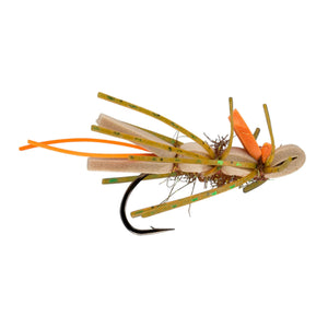 RIO Rio's Soft Chew Tan, bass fly with foam body, rubber legs and foam sighter