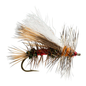 RIO Stimulator Royal dry fly with elk-hair wing and palmered hackle