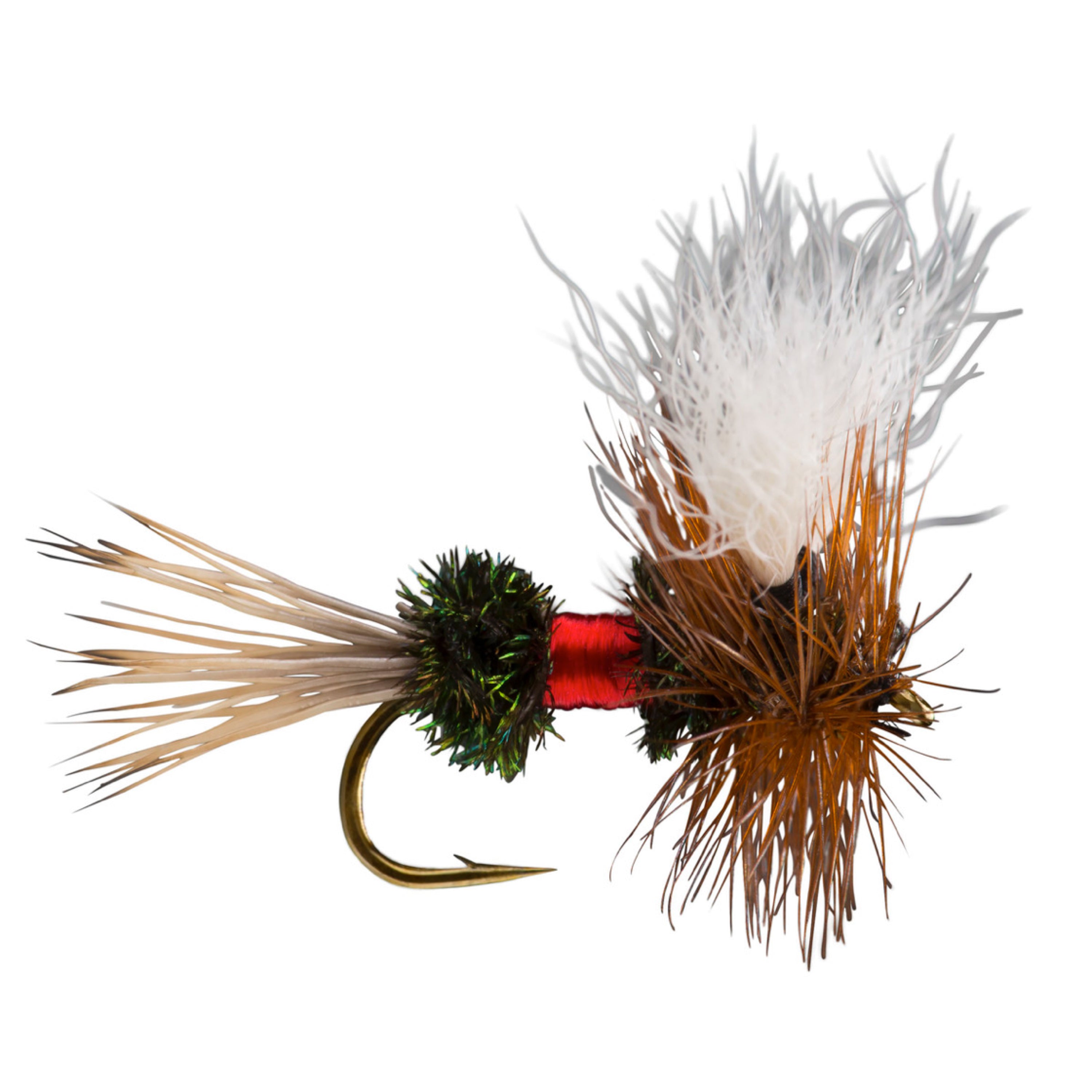Mnft 6Pcs 10# Royal Wulff Dry Flies For Trout Fishing Flies Coachman  Fishing Fly