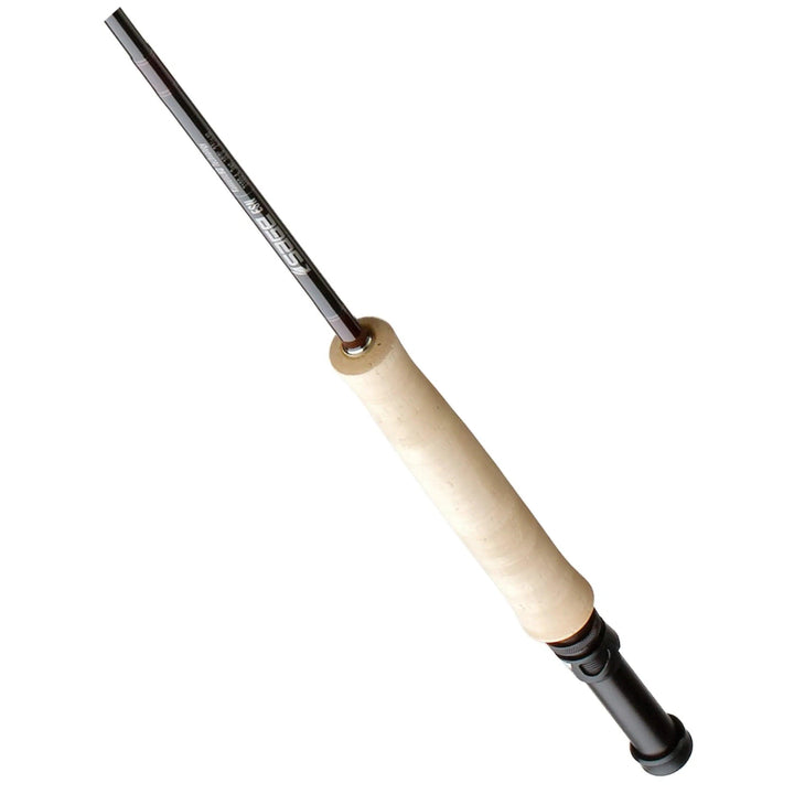 Sage ESN euro nymph fly rod, cork handle and down-locking reel seat