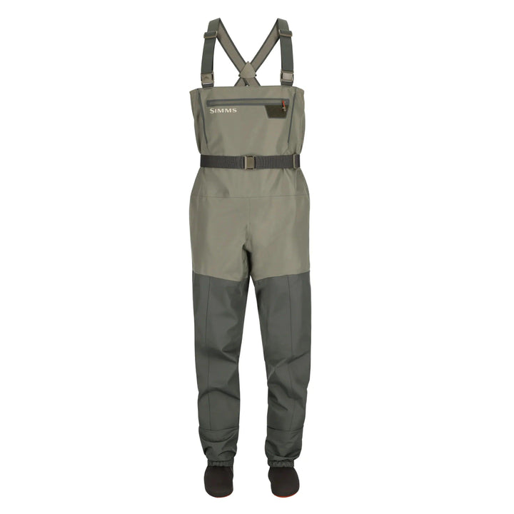 Simms Men's Tributary stockingfoot waders front view