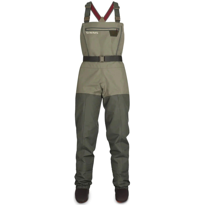 Simms Women's Tributary stockingfoot waders front view