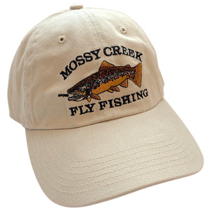 Mossy Creek Vintage 6 Panel Hat Stone - Mossy Creek Fly Fishing
