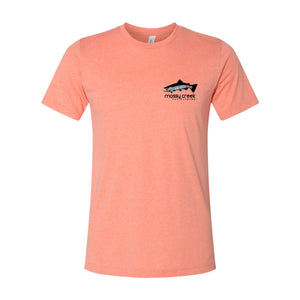 Mossy Creek Short Sleeve T-Shirt Heathered Sunset - Mossy Creek Fly Fishing