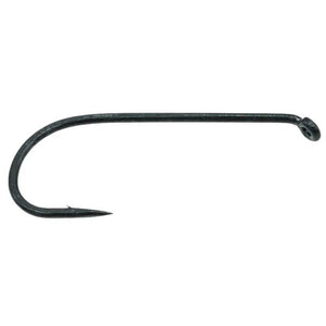 Tiemco TMC 100B black dry fly hook, 25 pack
