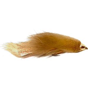 Umpqua Conehead Wool Sculpin Tan streamer with brass cone and wool head