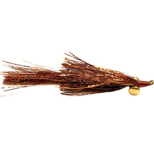 Umpqua Kreelex Copper streamer with flash body and dumbbell eyes