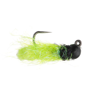 Umpqua Mini Mopsicle Chartreuse nymph with small mop body