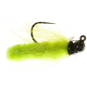 Umpqua Mopsicle Chartreuse nymph with mop body and bead