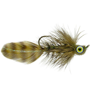 Umpqua Near Nuff Sculpin Olive streamer with sculpin head and fins