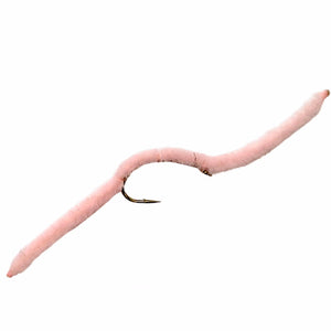 Umpqua San Juan Worm Pink fly with chenille body