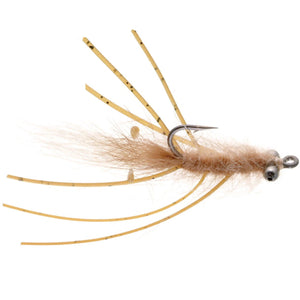 Umpqua Veverka's Mantis Shrimp saltwater fly with shrimp profile and weighted eyes