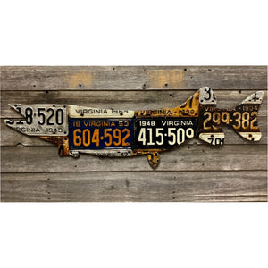 Cody Richardson's Virginia Antique Pike/Muskie License Plate Art