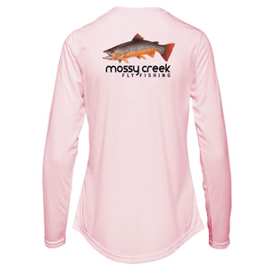 NEW Women's Mossy Creek Solar Crew Pink Blossom - Mossy Creek Fly Fishing